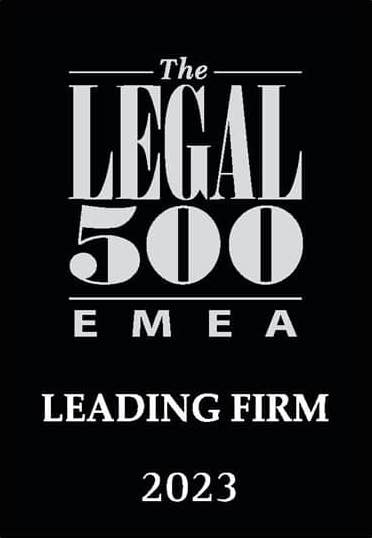 Auszeichnung The Legal 500 Europe, Middle East & Africa 2023 Kanzlei Pauly Rechtsanwälte Köln