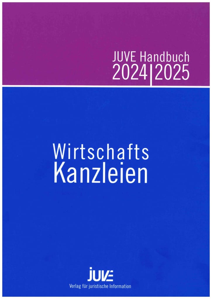 Kanzlei-Pauly-Rechtsanwaelte-JUVE-Cover-2024-2025-compr Auszeichnung JUVE-Handbuch Wirtschaftskanzleien 2024-2025 Kanzlei Pauly Rechtsanwälte Köln